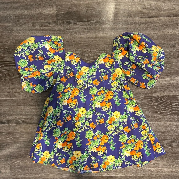 Caroline Constas floral print “Mini Palmer Dress” - Picture 5 of 10